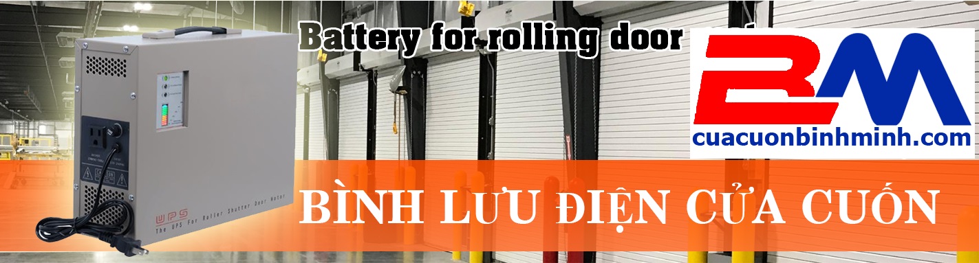 Giá bán bình lưu điện cửa cuốn