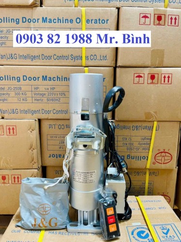 Giá bán sỉ motor cửa cuốn JG 300kg dây đồng